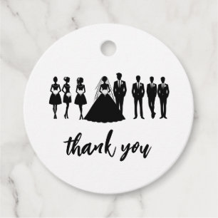 Bridal Party Favour Tags