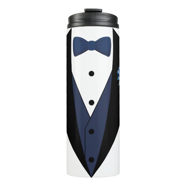 Bridal Party Groom Thermal Tumbler (Front)