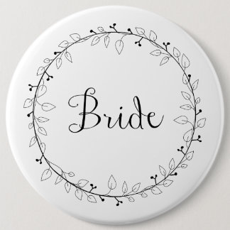 Bridal party identification Bride 6 Cm Round Badge