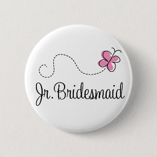 Bridal Party Jr Bridesmaid Button