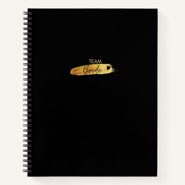 Bridal Party Notebook for Wedding Planning (Front)
