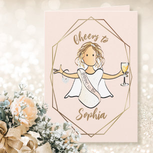 Bridal Party Shower Funny Cartoon Wedding Shower Card