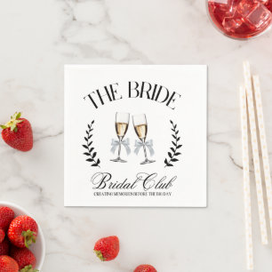 Bridal Party Social Club Napkin