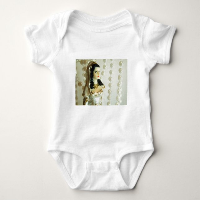 Bridal Pearls Baby Bodysuit (Front)