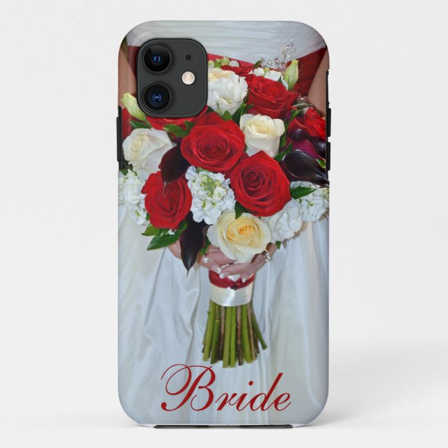 Bridal rose bouquet iphone 5 case (Back)
