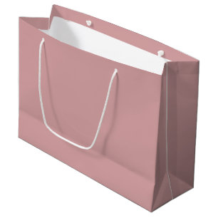 Bridal Rose Solid Color Large Gift Bag
