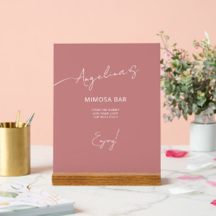 Bridal shower Acrylic Sign 