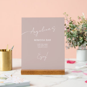 Bridal shower Acrylic Sign 