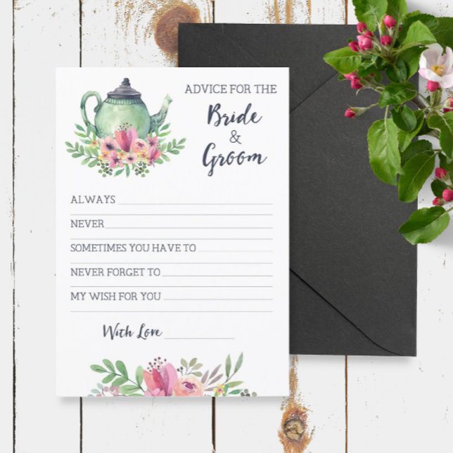 Bridal Shower Advice for Bride and Groom Invitation (Creator Uploaded)