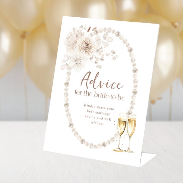Bridal Shower Advice Sign (Bridal Shower Advice Sign
)