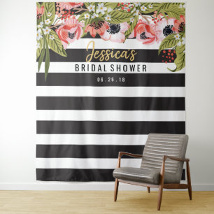 Bridal Shower Backdrop - Photo Prop - Photo Booth Tapestry