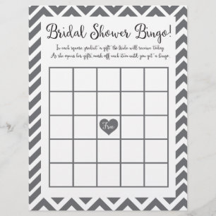 Bridal Shower Bingo Game