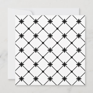 Bridal Shower Black Crosses Custom Invitations