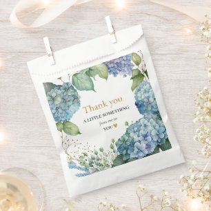 Bridal Shower Blue Hydrangeas Thank you Favour Bags
