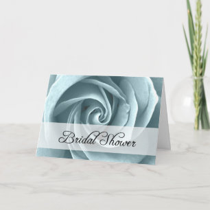 Bridal Shower : Blue Rose : Invitation