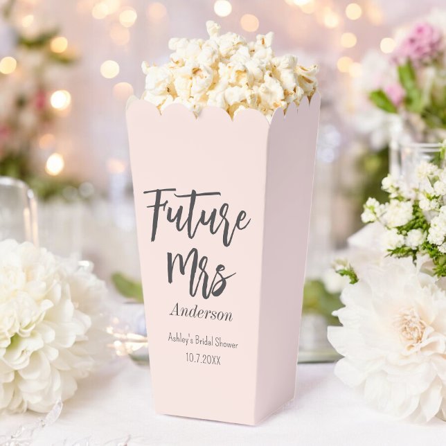 Bridal Shower Blush Pink Future Mrs Favour Box (Creator Uploaded)