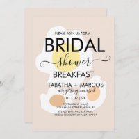 Bridal Shower Breakfast Egg Brunch Invitation