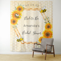 Bridal Shower bride to bee sunflowers bumble bees