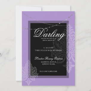 Bridal shower brunch with the bride invitation