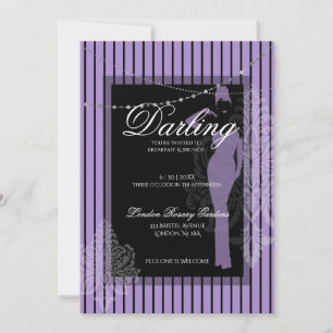Bridal shower brunch with the bride invitation
