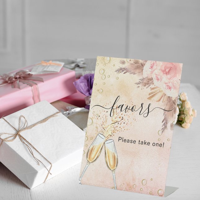Bridal Shower bubbly brunch favour sign (Creator Uploaded)
