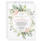 Bridal shower by mail pink gold greenery elegant