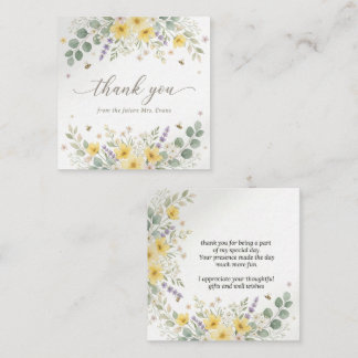 Bridal shower card