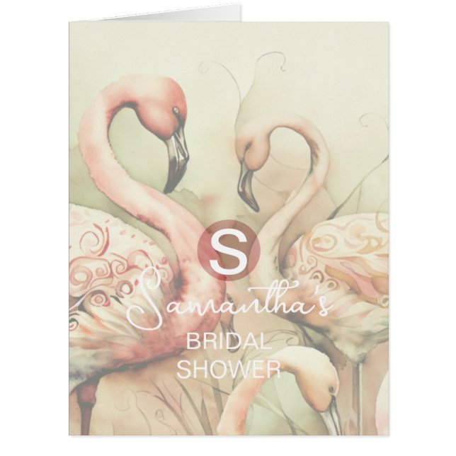 Bridal Shower Custom Event Invitation Card (Front)