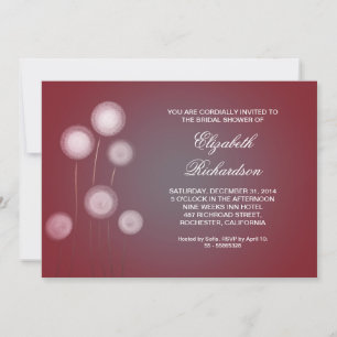 bridal shower custom invitations