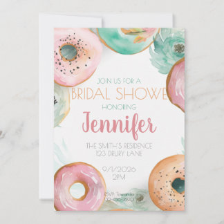 Bridal Shower - Doughnut Invitation