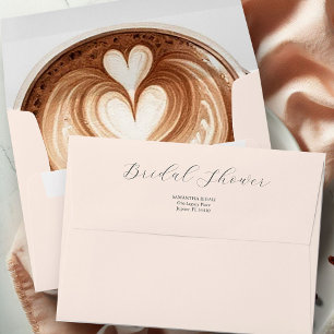 Bridal Shower Envelopes Love is Brewing Coffee