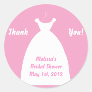 Bridal Shower Favour Labels Stickers