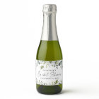 Bridal Shower Favours Elegant Greenery Mini Bottle