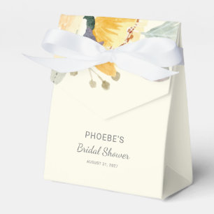 Bridal Shower Floral Modern Pastel Botanical Favour Box
