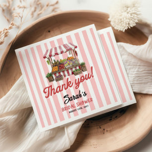 Bridal Shower Fresh Off The Market  Napkin
