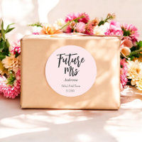 Bridal Shower Future Mrs Blush Pink 