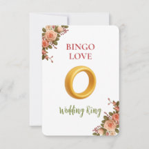 Bridal Shower Game Bingo Card – Wedding Ring