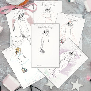 Bridal Shower Game Guess The Dress Flyer