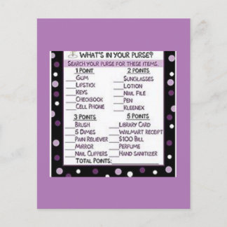 BRIDAL SHOWER GAMES FLYER