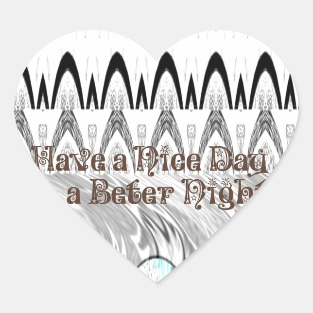 Bridal Shower Gift Art Print Heart Sticker (Front)