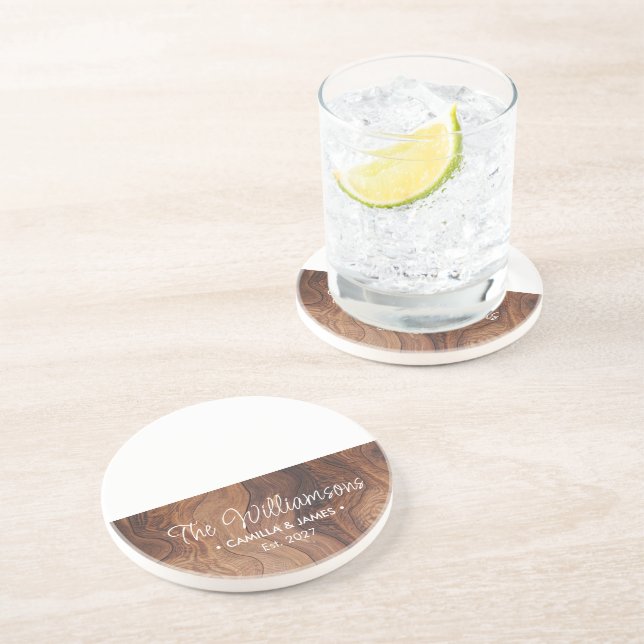 Bridal Shower Gift, Personalised Coasters, Housewa Coaster (Side)