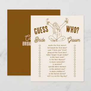 Bridal Shower Girls Gone Mild Guess Who Game