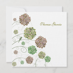 Bridal Shower Green Gables Personalised Invitation
