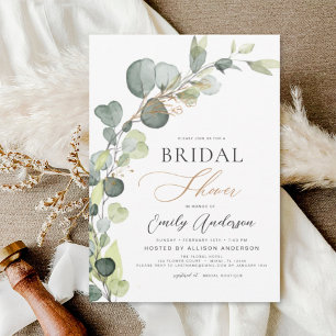 Bridal Shower Greenery Eucalyptus Invitation