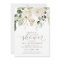 Bridal Shower Greenery Foliage White Watercolor