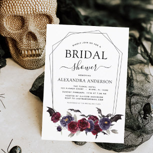 Bridal Shower Halloween Autumn Fall Invitation