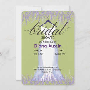 Bridal Shower Incitation with QR code Invitation
