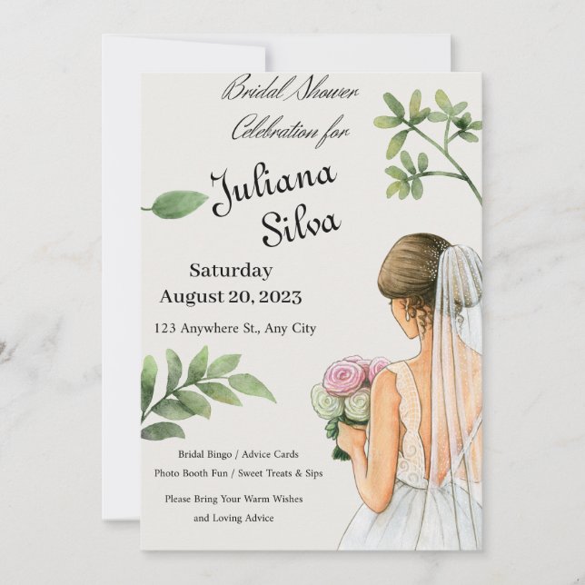 Bridal shower invitation (Front)