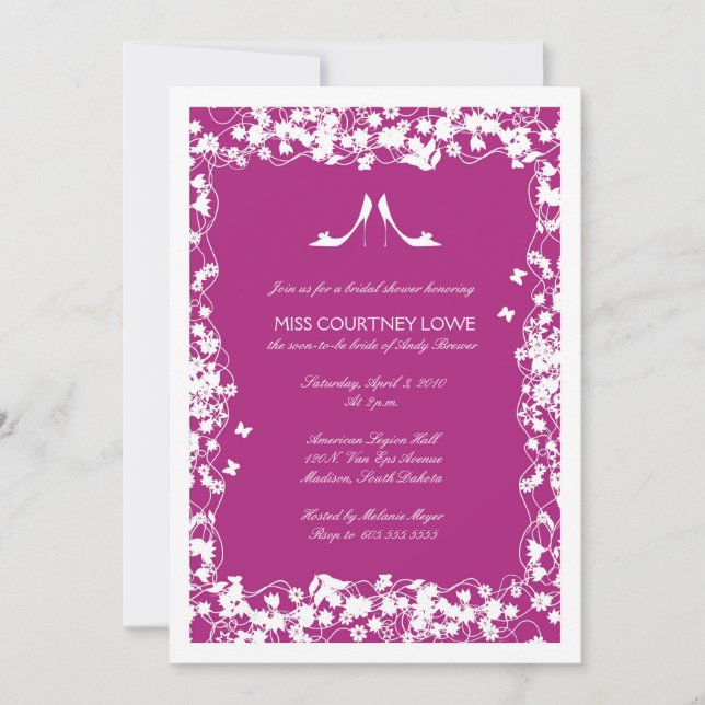 Bridal Shower Invitation (Front)