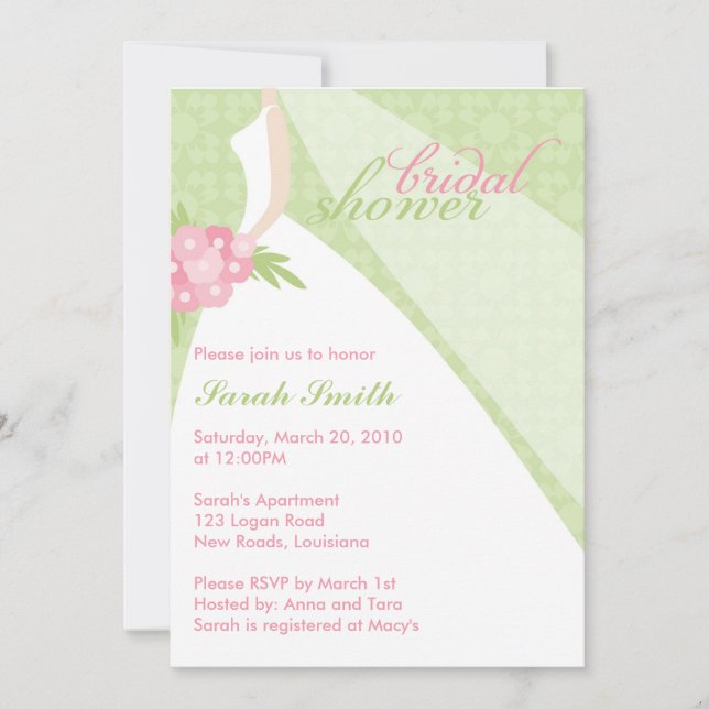 Bridal Shower Invitation (Front)